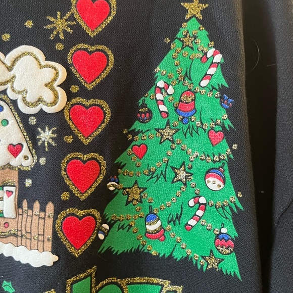 Vintage TEE DEES Christmas NOEL NOEL Sweater - Picture 6 of 10